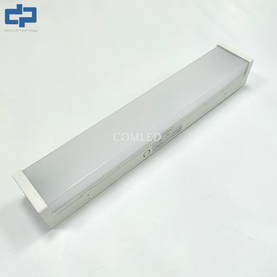 IP20 Robusto luminario de batón LED industrial Durable 4FT luz de batón LED de emergencia con batería de emergencia de 3000mAh luminarias LED industriales para estacionamiento